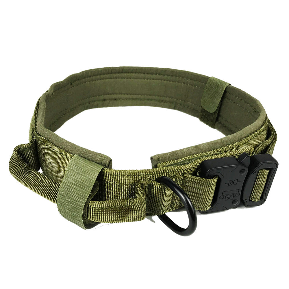 Pet training collar Adjustable nylon Pet collar military training dog