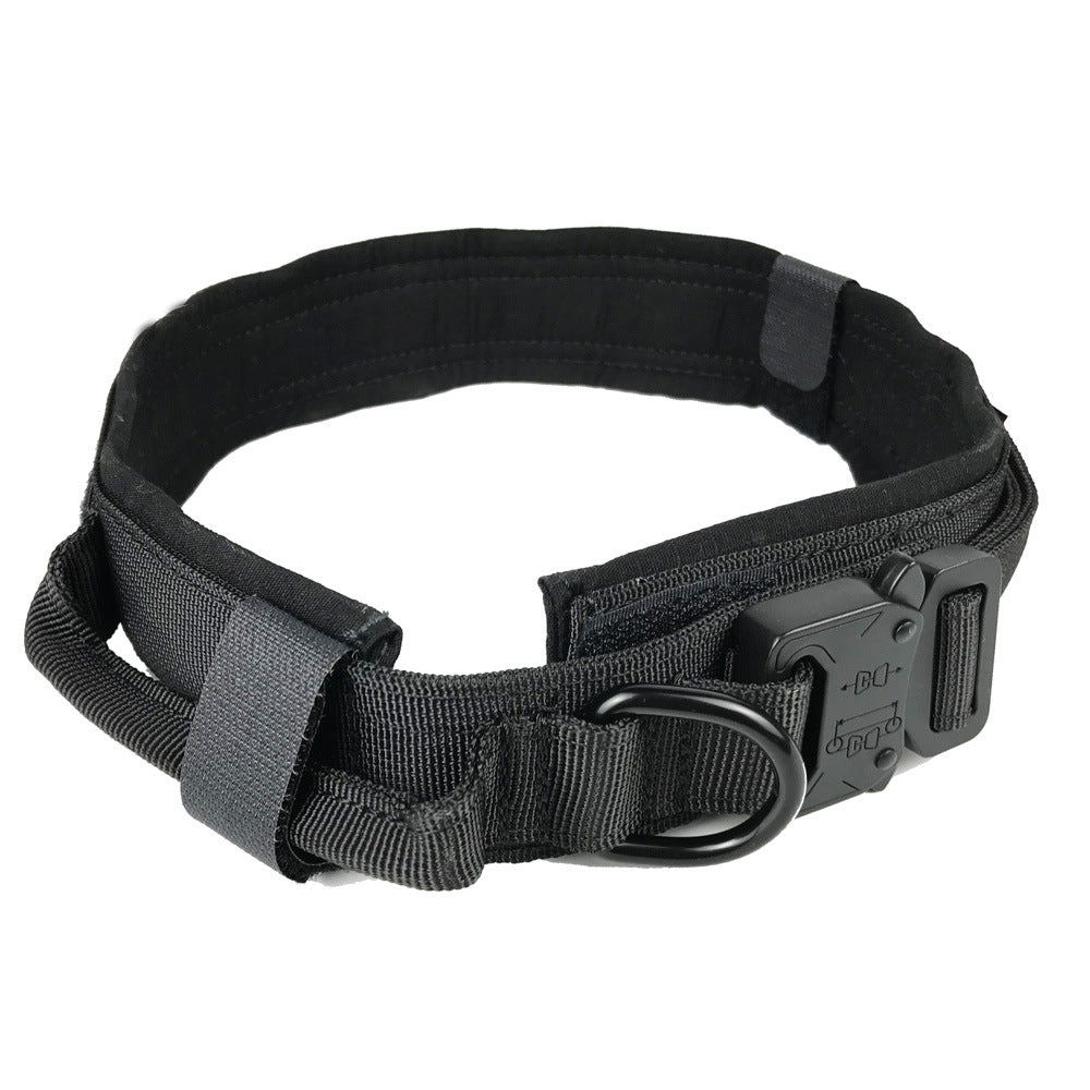 Pet training collar Adjustable nylon Pet collar military training dog