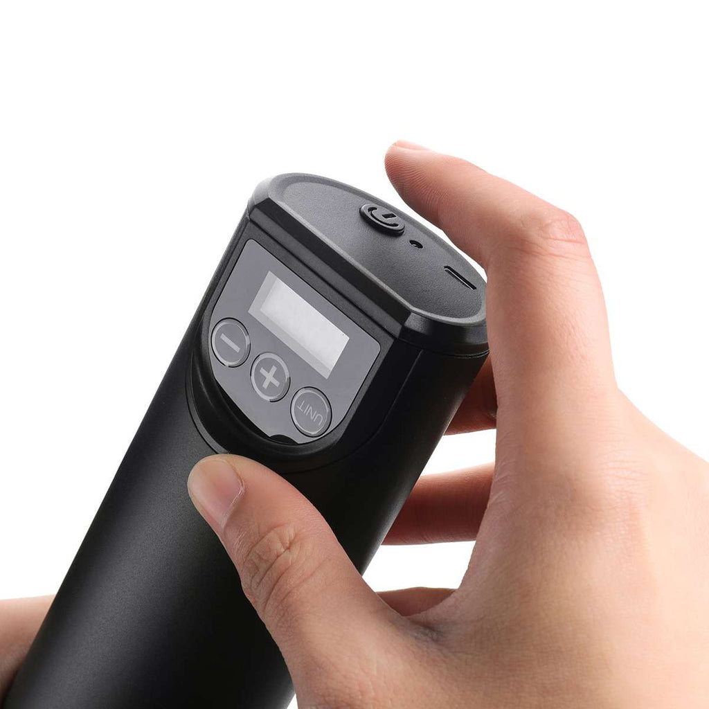 Portable Electric Air Pump LCD Handheld Inflatable Pump for Cars, Bicycles, Tires, and Sports Equipment USB Cordless Wireless