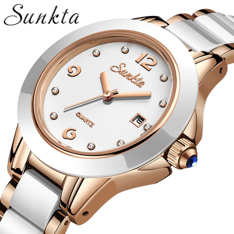 SUNKTA Fashion Watches Waterproof Quartz Watches For Women