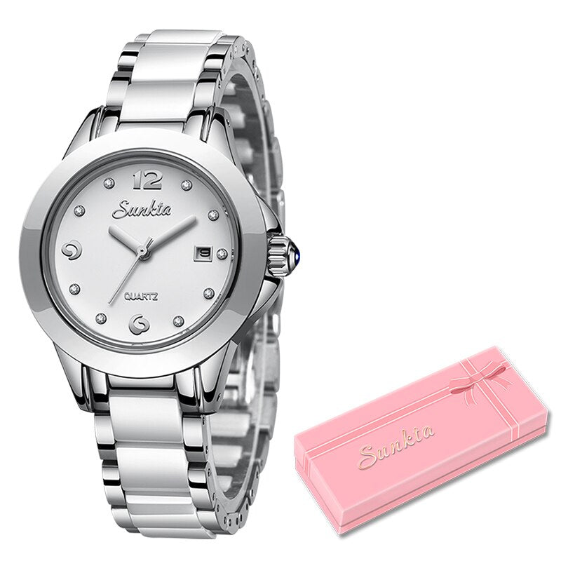 SUNKTA Fashion Watches Waterproof Quartz Watches For Women