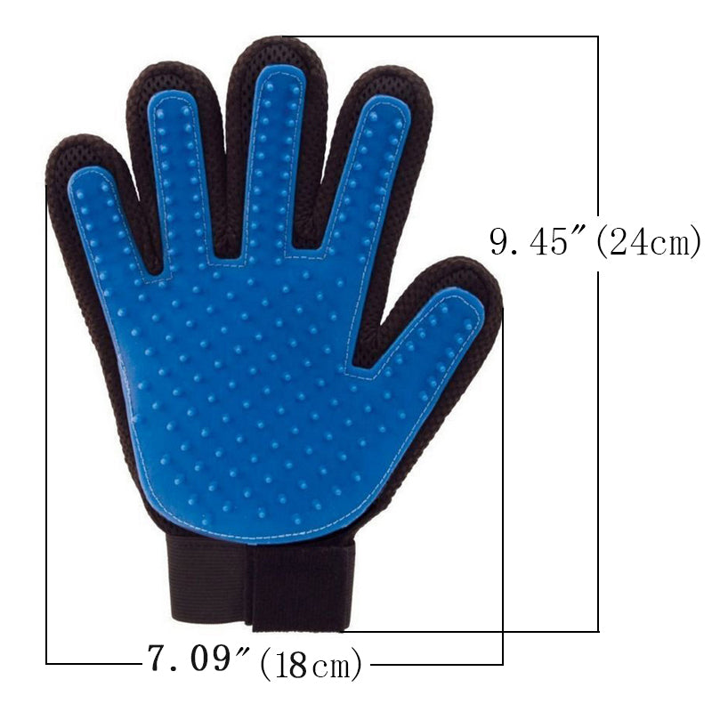 Pet Grooming Glove Brush Comb Cat Hackle Pet Deshedding  Gloves for Cat Dog Grooming