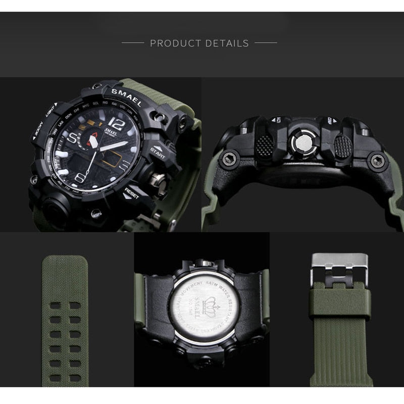 SMAEL Men’s Sports Military Watches