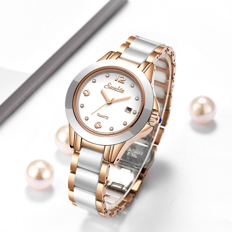 SUNKTA Fashion Watches Waterproof Quartz Watches For Women