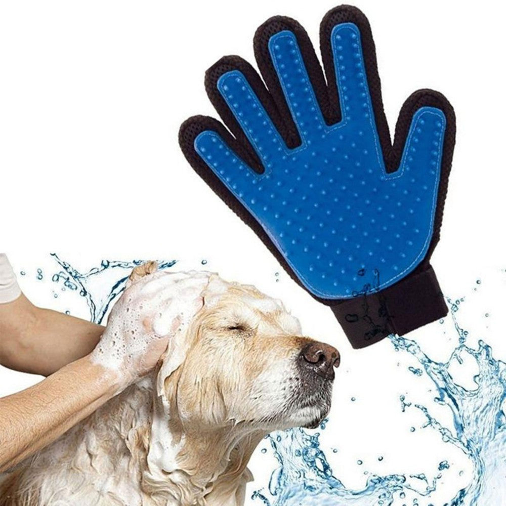 Pet Grooming Glove Brush Comb Cat Hackle Pet Deshedding  Gloves for Cat Dog Grooming