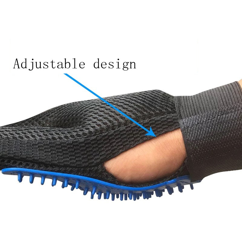 Pet Grooming Glove Brush Comb Cat Hackle Pet Deshedding  Gloves for Cat Dog Grooming
