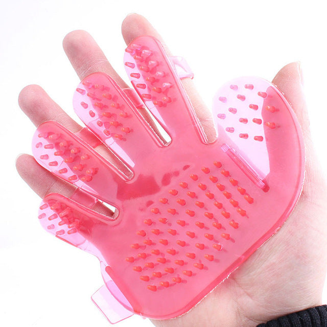 Pet Grooming Glove Brush Comb Cat Hackle Pet Deshedding  Gloves for Cat Dog Grooming