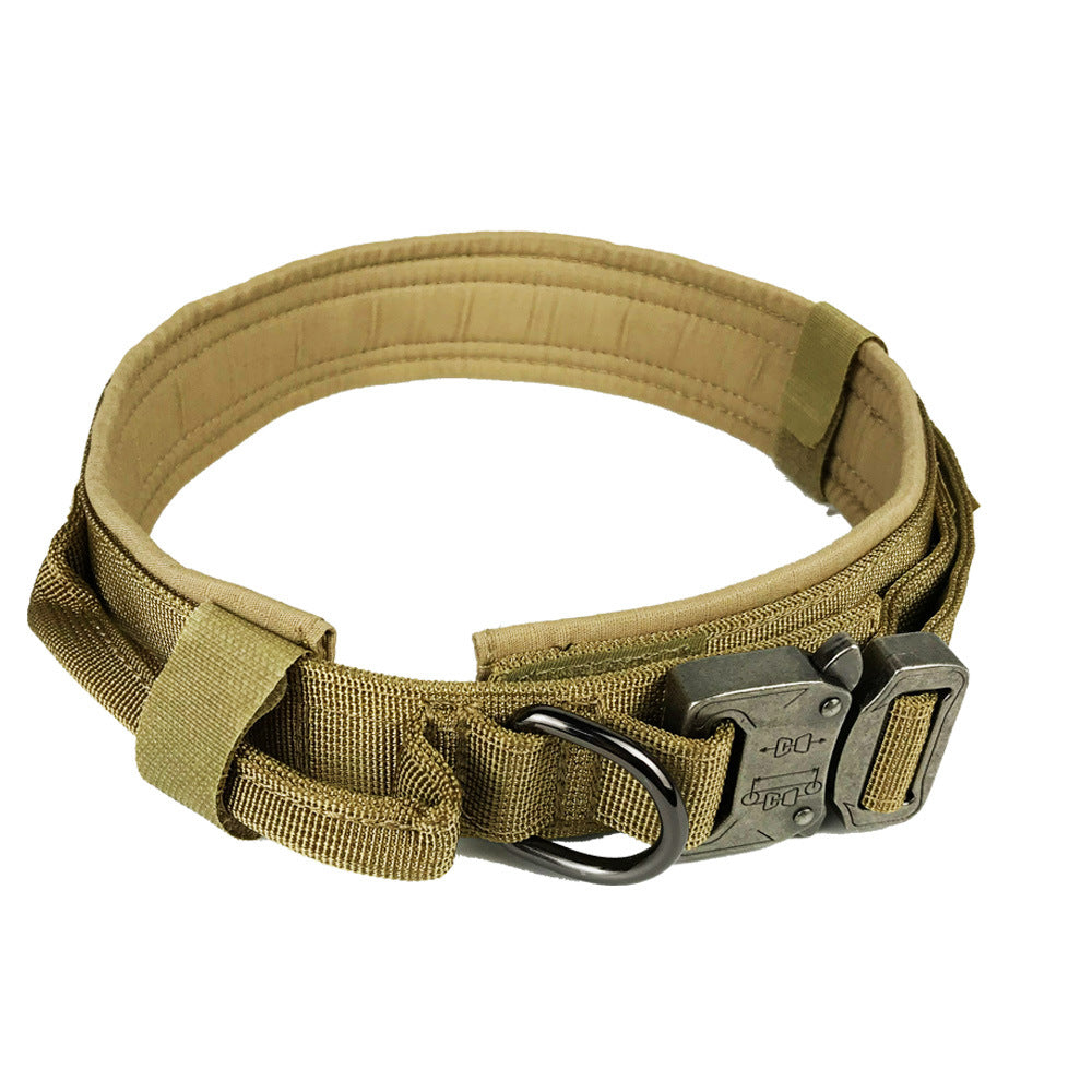 Pet training collar Adjustable nylon Pet collar military training dog